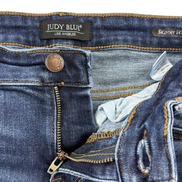 Judy Blue Skinny Fit Jeans Mid Rise Women' Size 28 - Picture 8 of 9